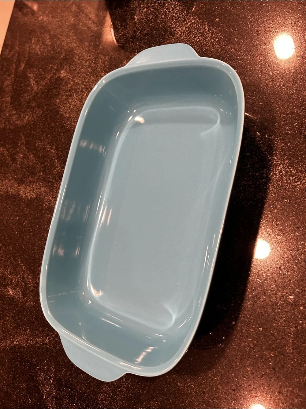 Corningware Light Blue/teal Ceramic Baking Dish Vanity Tray